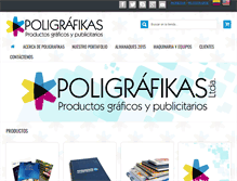 Tablet Screenshot of poligrafikas.com